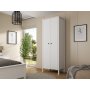 HANAH HOME Drveno - beli ormar FRN 20014 - slika 2