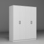 HANAH HOME Beli ormar Kardelen 1600 99 - slika 4