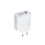 Maxlife MAXLIFE punjač za telefon od 45W sa dva USB-C i jednim USB-A ulazom WHITE - slika 2