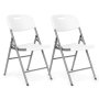 Bolzz ModernHome Set od 2 sklopivih stolica white - slika 2