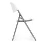 Bolzz ModernHome Set od 2 sklopivih stolica white - slika 4