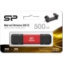 SILICON POWER Prenosni kompaktni eksterni SSD, 500GB, DS72 serija, crveni (SP500GBUC3S72VPR) - slika 2