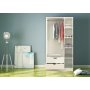 HANAH HOME Mat beli ormar Rb 155 - slika 3