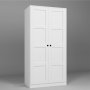 HANAH HOME Ormar u bloj boji Lucas 1600 85 - slika 5