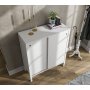 HANAH HOME Drveni beli Ormar za cipele FRN 20047 - slika 3
