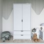 HANAH HOME Ormar u beloj boji 90 cm 1600 016 - slika 3