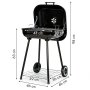 ModernHome Bastenski roçtilj GRILL AL 3 - slika 5