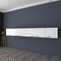 HANAH HOME Zidni ormar orah bela boja BA132 3906 - slika 2