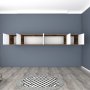 HANAH HOME Zidni ormar orah bela boja BA132 3906 - slika 3