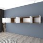 HANAH HOME Zidni ormar orah bela boja BA132 3906 - slika 4
