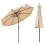MultiGarden Veliki 3m suncobran sa nagibom Beige - slika 1