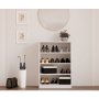 HANAH HOME Ormar za cipele mat bele boje Rb 158 - slika 3