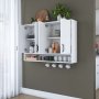 HANAH HOME Beli zidni ormar JE199 3812 - slika 5