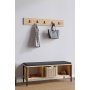 HANAH HOME Ormar za cipele Shanel Sapphire hrast boja - slika 2