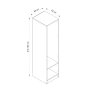 HANAH HOME Tamno sivi ormar M2001 2798 - slika 4