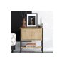 HANAH HOME Noćni ormarić Valery Sapphire Black - slika 1