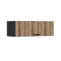 HANAH HOME Zidni ormar Kale 135 Anthracite Dore - slika 1