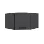 HANAH HOME Zidni ormar Kale Corner Anthracite - slika 2
