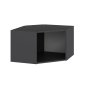 HANAH HOME Zidni ormar Kale Corner Anthracite - slika 3