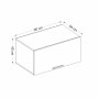 HANAH HOME Zidni ormar Y4081 7480 - slika 2