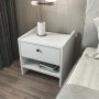 HANAH HOME Noćni ormarić Berlin White - slika 2