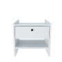 HANAH HOME Noćni ormarić Berlin White - slika 4