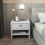HANAH HOME Noćni ormarić Berlin White - slika 1