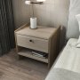 HANAH HOME Noćni ormarić Berlin Walnut Cordoba - slika 2
