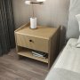 HANAH HOME Noćni ormarić Berlin Walnut Hazeran - slika 2
