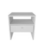 HANAH HOME Noćni ormarić Nova White - slika 4