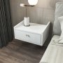 HANAH HOME Noćni ormarić Anel White - slika 3