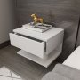 HANAH HOME Noćni ormarić Vivid White - slika 4