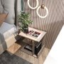 HANAH HOME Noćni ormarić Karamira Beige - slika 3