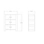 HANAH HOME Ormar za cipele Duplo White - slika 4