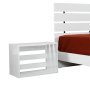 HANAH HOME Noćni ormarić Fuga Shiny White - slika 4