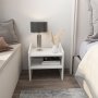 HANAH HOME Noćni ormarić Adin White - slika 1