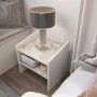 HANAH HOME Noćni ormarić Adin White Ephesus - slika 3