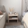 HANAH HOME Noćni ormarić Adin Beige - slika 1