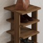 HANAH HOME Ormar za cipele Ayka Walnut - slika 3