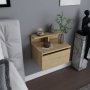 HANAH HOME Noćni ormarić Alice hrast boja - slika 2