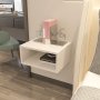 HANAH HOME Noćni ormarić Dora White - slika 3