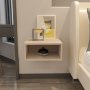 HANAH HOME Noćni ormarić Dora Beige - slika 1