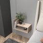 HANAH HOME Noćni ormarić Lara Beige - slika 2