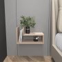 HANAH HOME Noćni ormarić Lara Beige - slika 1