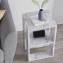 HANAH HOME Noćni ormarić Lonie Carrara Marble - slika 4