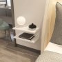 HANAH HOME Noćni ormarić Ramira White - slika 3