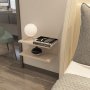 HANAH HOME Noćni ormarić Ramira Beige - slika 3