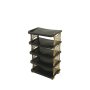 HANAH HOME Ormar za cipele Star Luxe Black - slika 2