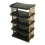 HANAH HOME Ormar za cipele Star Luxe Black - slika 1