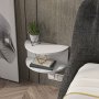 HANAH HOME Noćni ormarić Bella White - slika 3